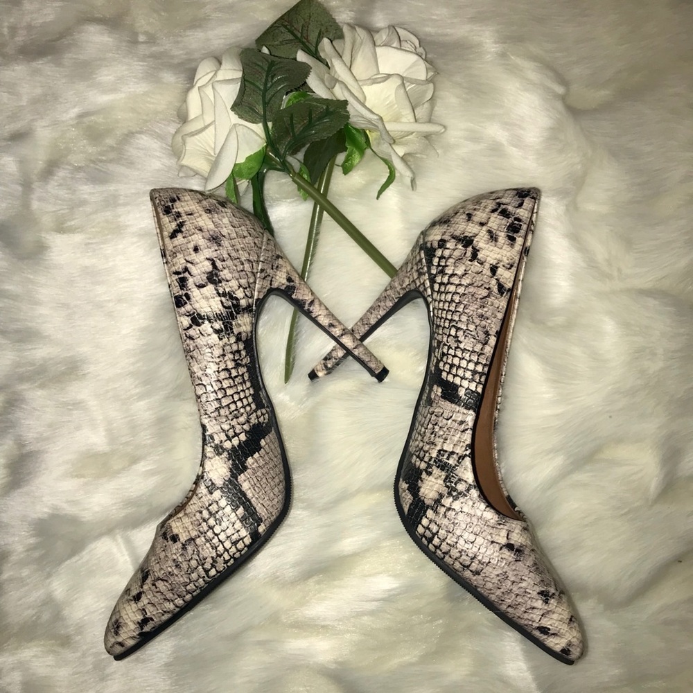 Snakeskin Heels